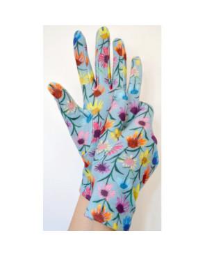 Gants Polaire imprimé Fleurs Ophélia