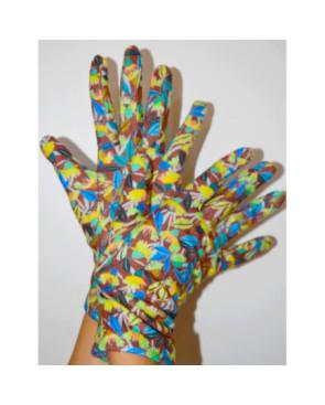 Collant Fil de Joie Pois Lurex Fleuri