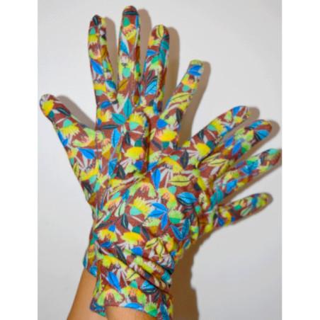 Gants ixli Sita Vert Les petits caprices bouquet feuillus