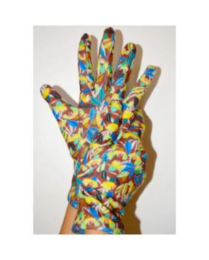 Gants Ixli  Sita Kimo bouquet feuillus Vert