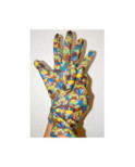 Gants Ixli  Sita Kimo bouquet feuillus Vert