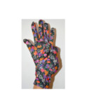 Gants Ixli imprimé Fleurs de suki Caprices Pourpre