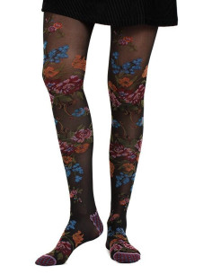 Collant Fil de joie bouquet fleuri