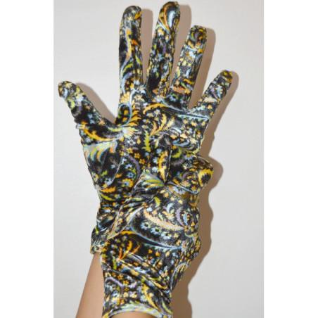 Gants Ixli imprimé Morgana noir Caprices