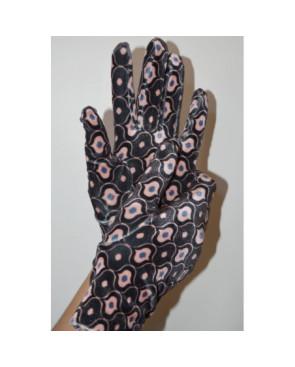 Gants Velours imprimé Olivia Psychédéliques