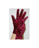 Gants velours imprimé Romantic Velvet