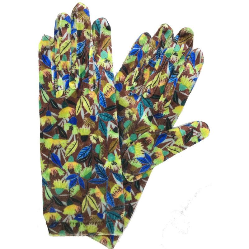Gants Velours Imprimé Sita Kimo