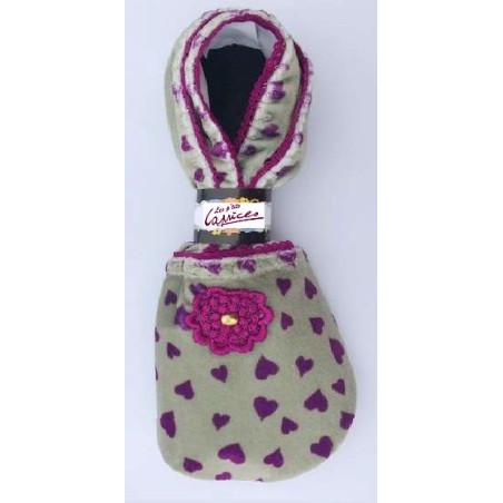 Chausson de voyage rigolos Petits Coeurs Caprices