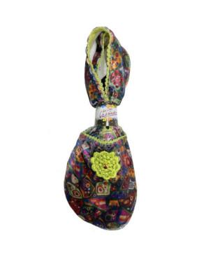 Chausson De voyage en tissu Puzzle Psychédélique Caprices
