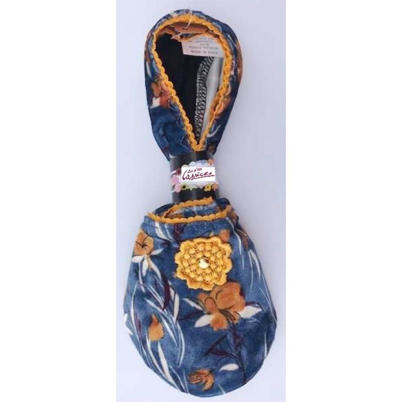 chausson-coréen-polaire-lpc-lavinia-bleu