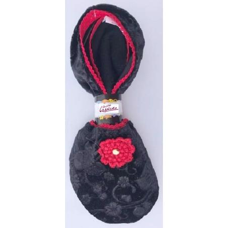 Chaussons de Voyage Maggy dentelle flockée Caprices