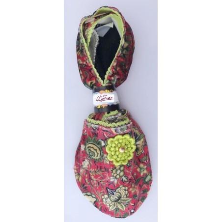 chausson-coréen-polaire-lpc-marilda-rouge