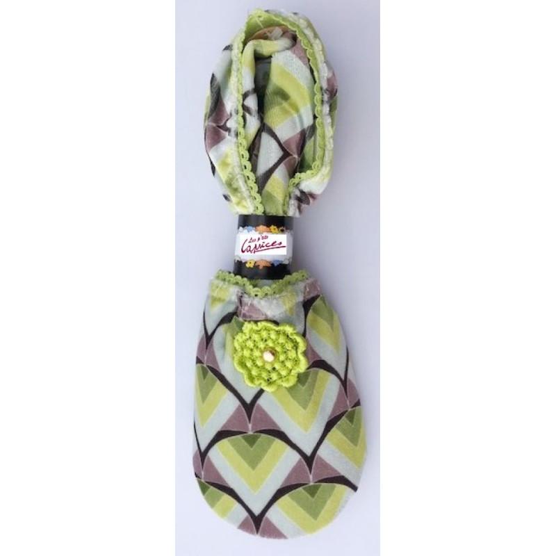 Chausson de Voyage Youki Vintage psychédélique