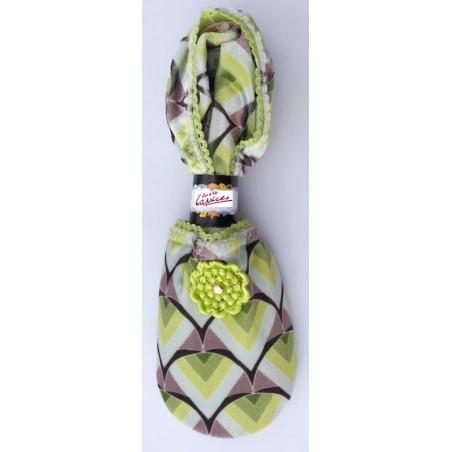 chausson-coréen-polaire-lpc-youki-light-green