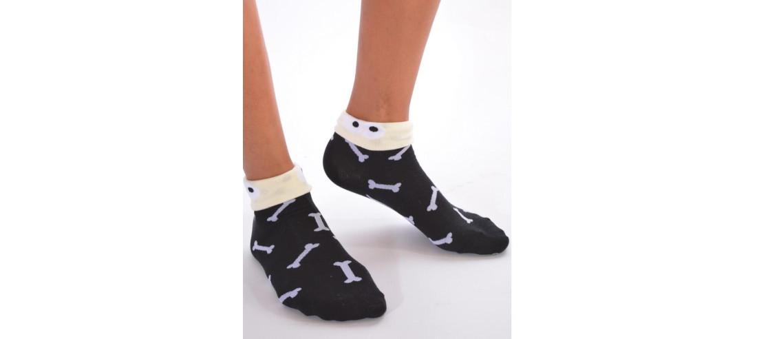 Chaussettes D'halloween squelette
