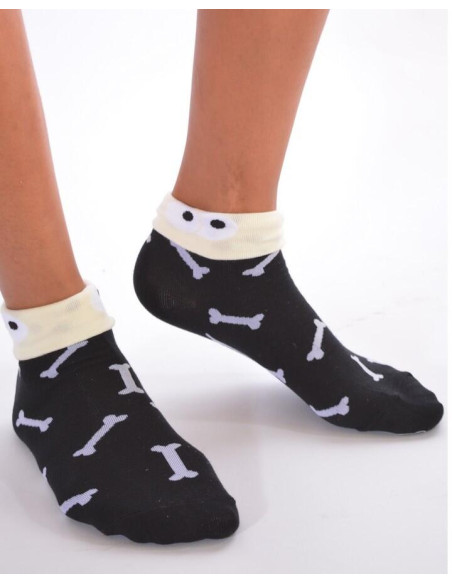 Chaussettes D'halloween squelette