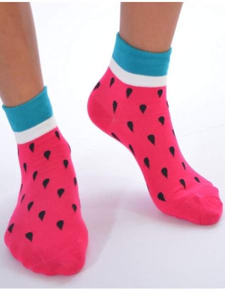 Chaussettes D'halloween monstres roses