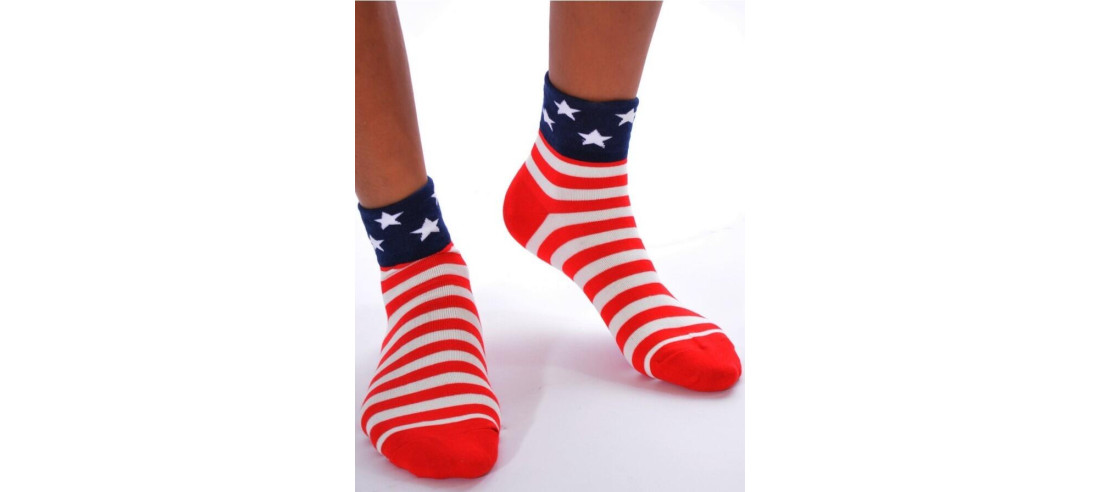 Chaussettes D'halloween rayures étoilées