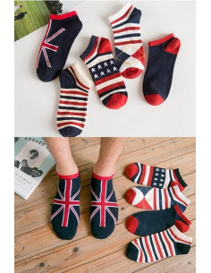 Coffret de Socquette sport à Drapeaux