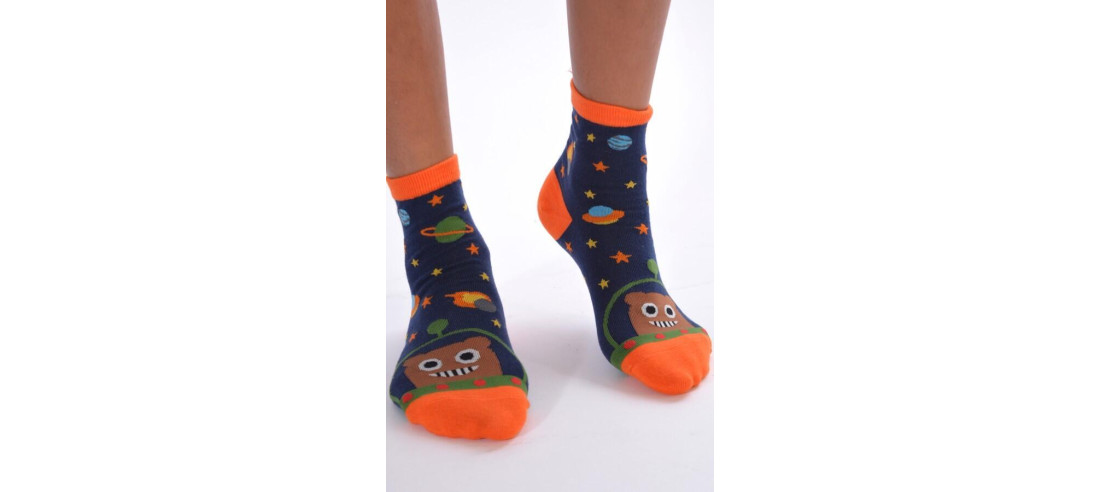 Coffret de Socquettes marine e L'espace