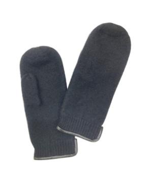 Moufles D'hiver Pure laine vierge revers Cuir
