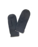 Moufles D'hiver Pure laine vierge revers Cuir