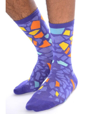 Art Sock, chaussettes fantaisie tendance bleues