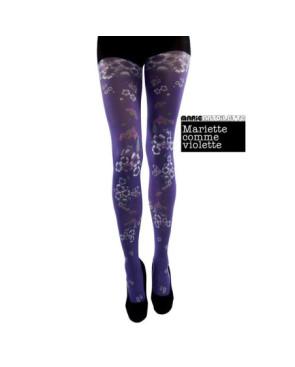  Collant Marie Antoilette Mariette comme une violette détail