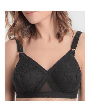 Soutien-gorge-playtex-coeur-croisé-P0556-avant-noir-détail