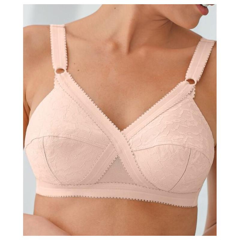 Soutien gorge Playtex coeur croisé peau