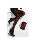 Collant Noir Carpes Koi Rouges