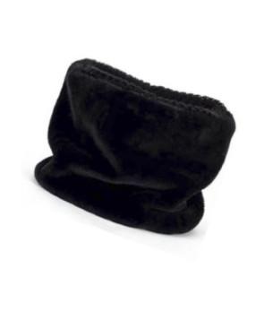 Tour-du-cou-Fourrure-polaire-noir-Voilà-détail