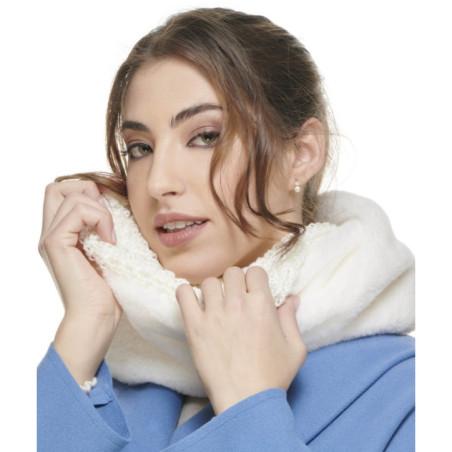 Tour du cou Simili Fourrure et tricot