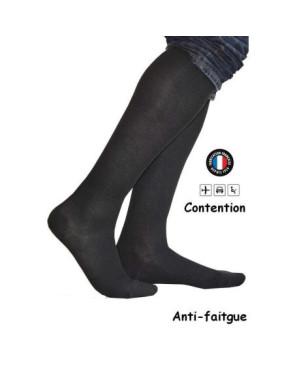 Mi-bas-COTON-LABONAL-anti-fatigue-noir