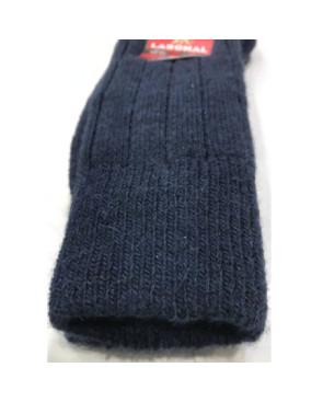  Chaussettes-hiver-laine-Alpaga-Labonal-laine-épaisse-marine-détail