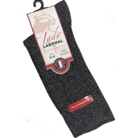 Chaussettes Labonal Coton non comprimante Lurex