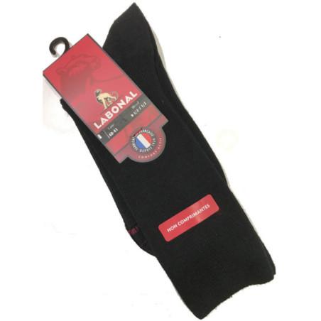 Chaussettes Sans compression Homme Fines cotes laine Labonal