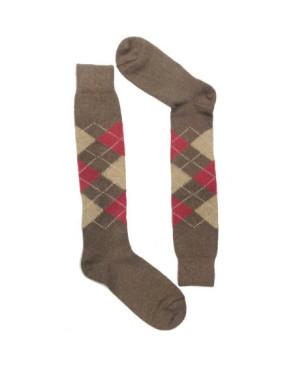 Mi Bas San Giacomo carreaux Intarsia Brun