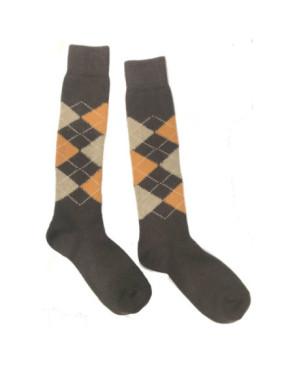 Mi-bas-San-giacomo-laine-et-cachemire-intarsia-homme-bun-moutarde-a-plat