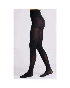 Collant Omero Prince de Galles ajouré Coton bordeaux 2