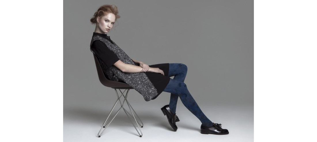 Collant Omero Kentia fleuri