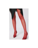 Collant Fin Girardi Brigitte uni rouge