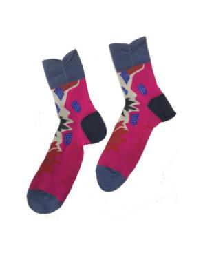 Berthe-aux-grands-pieds-chaussettes-fil-d-ecosse-Anémones-psyché