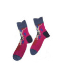 Chaussettes Berthe aux grands Pieds Anémones Psychédéliques