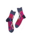 Chaussettes Berthe aux grands Pieds Anémones Psychédéliques