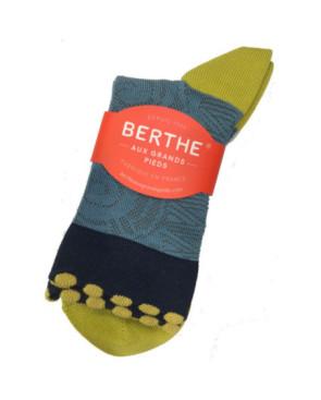 Chaussettes Berthe aux grands Pieds Mosaique fleuri