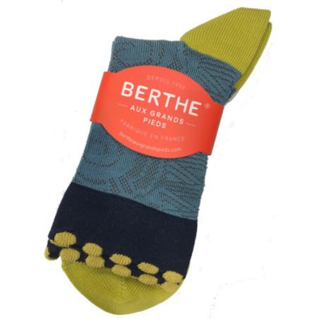 Chaussettes Berthe aux grands Pieds Mosaique fleuri