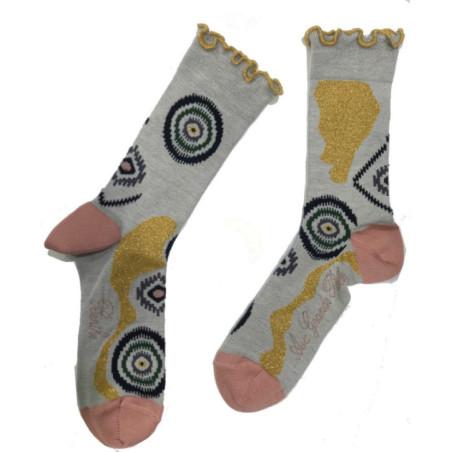 Berthe-aux-grands-pieds-chaussettes-fil-d-ecosse-cyclopes-doré