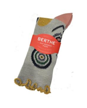 Chaussettes Berthe aux grands Pieds Cocarde Cyclopes dorées