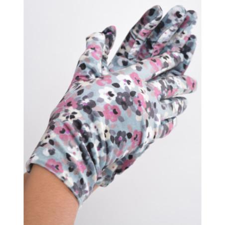 Gants-VELOURS-imprimé-les-petits-caprices-Bianca-Gris-main